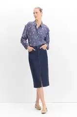 Oferta de Camisa pliegue estampada por 11,99€ en Cortefiel