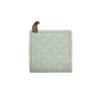 Oferta de Set 2 Agarradores Myrna Verde 20x20cm Tiseco por 6,45€ en Culinarium