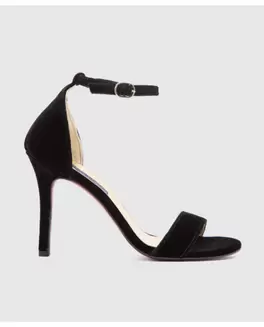 Oferta de SANDALIA ALMERIA TERCIOPELO NEGRO por 89€ en CUPLÉ