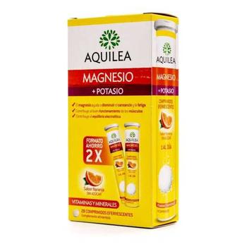 Oferta de Aquilea magnesio + potasio duplo 2x28 comprimidos efervesce... por 11,95€ en De la Uz