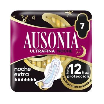 Oferta de Ausonia ultrafina compresa noche extra con alas 7 unidades por 1,99€ en De la Uz