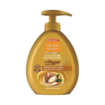 Oferta de Natural honey jabon de manos liquido con dosificador argan ... por 1,99€ en De la Uz