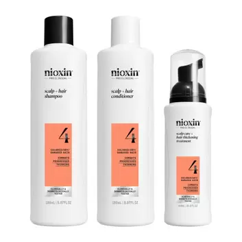 Oferta de Nioxin kit sistema 4 tratamiento para cabello teñido debil por 29,95€ en De la Uz