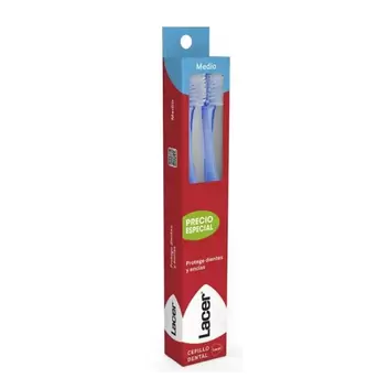 Oferta de Lacer cepillo dental medium duplo por 7,95€ en De la Uz