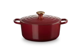 Oferta de Cocotte redonda de hierro fundido por 379€ en Le Creuset