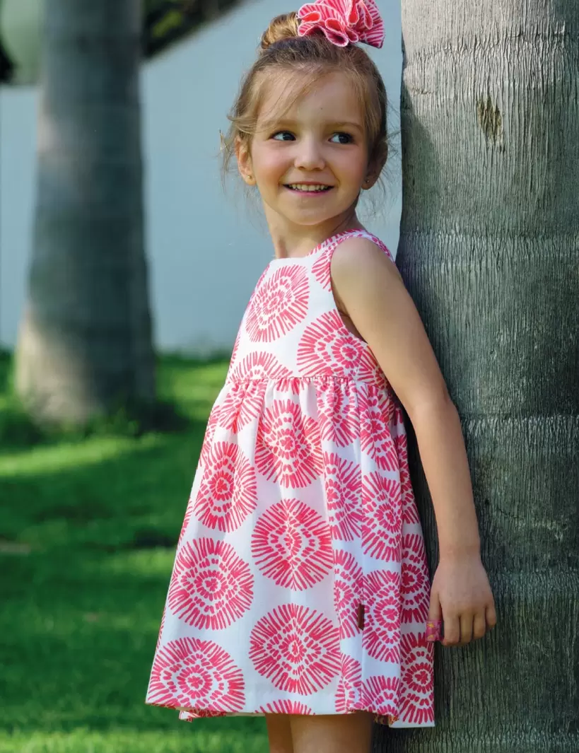 Oferta de Vestido niña boho fresa por 55,95€ en Charanga