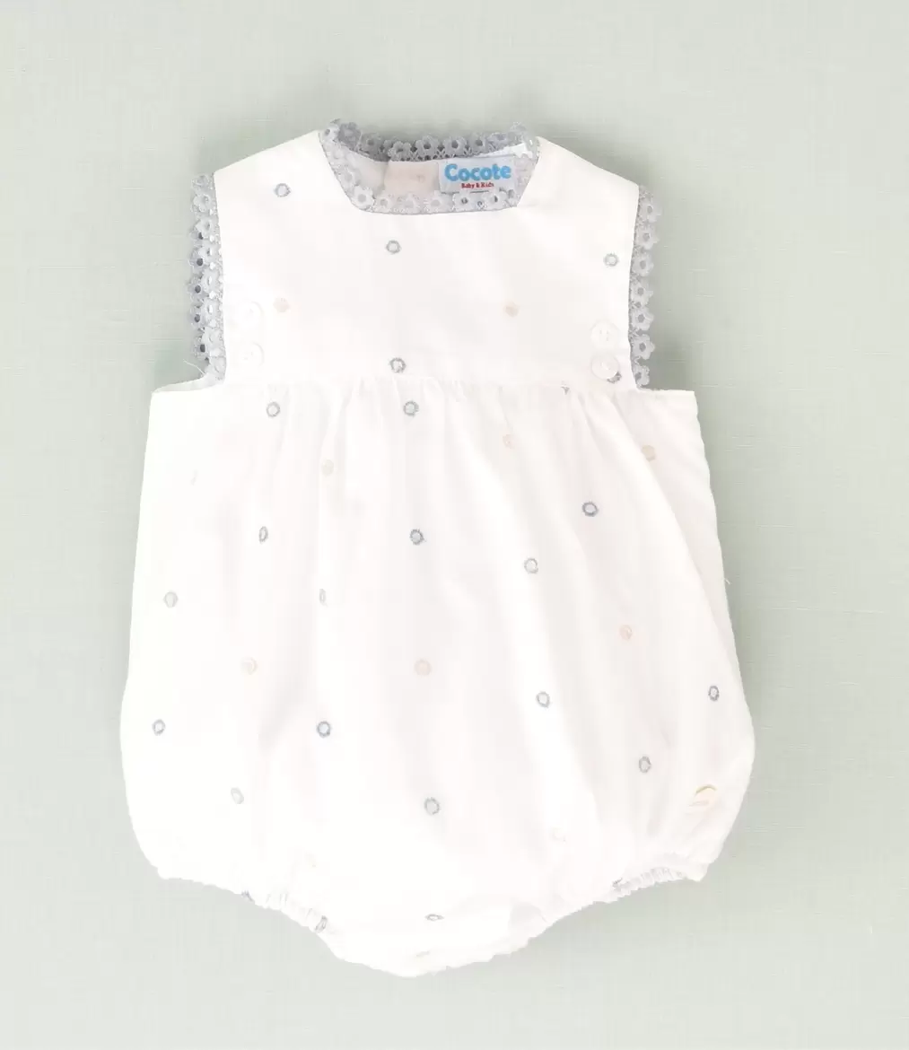 Oferta de Pelele perforado recién nacido celeste por 37,95€ en Charanga