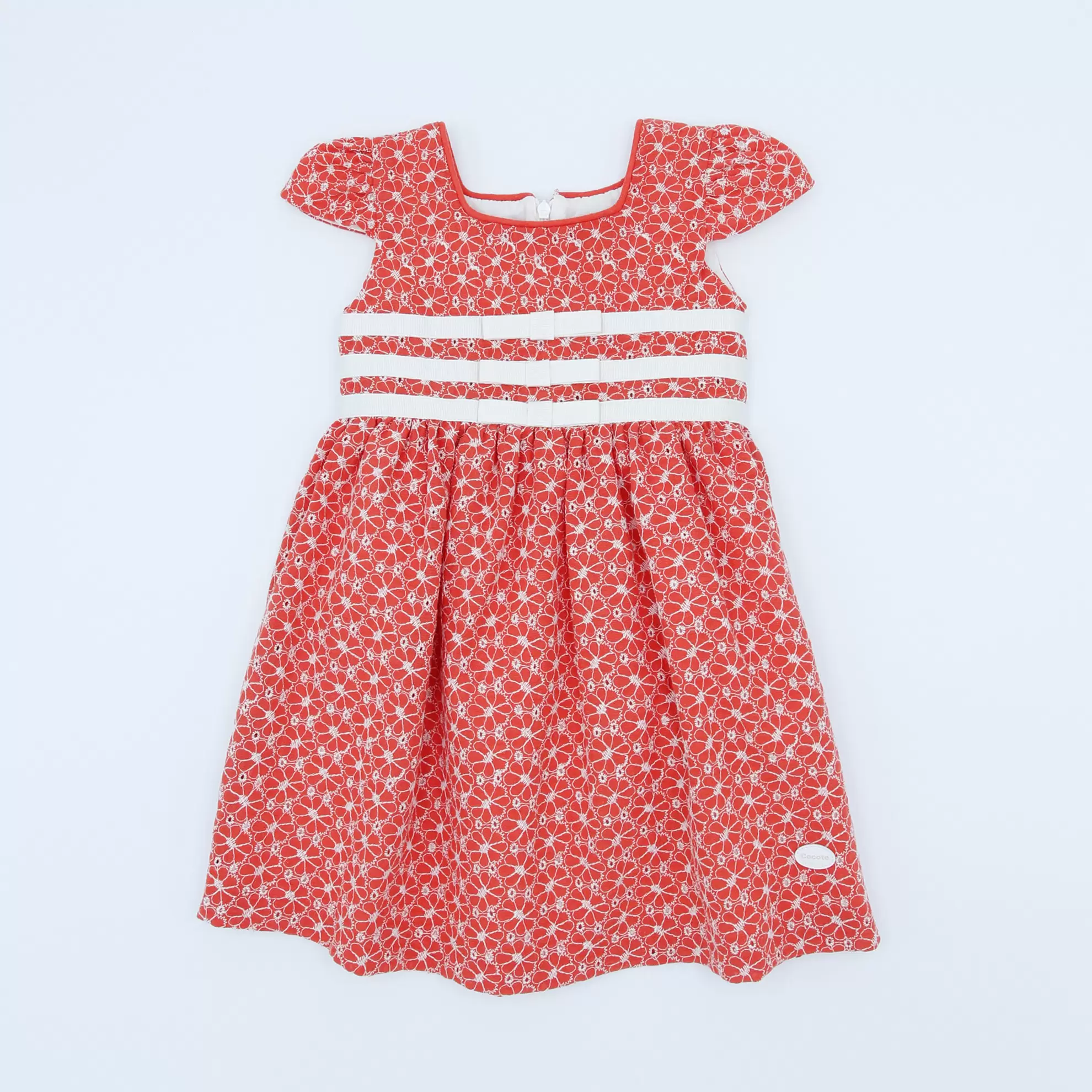Oferta de Vestido detalles salmón niña por 59,95€ en Charanga