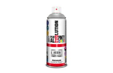Oferta de Pintura spray acrilica evolution brillo 520 cc ral 9007 aluminio gris por 6,15€ en Cifec