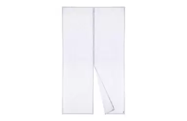 Oferta de Mosquitera para puerta dos hojas fijacion textil 120  x 220 cm blanca por 15,75€ en Cifec