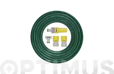 Oferta de Manguera 3 capas ironside green ø 15 mm con accesorios 20 m por 15,95€ en Cifec