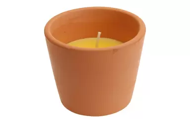 Oferta de Vela citronela bol terracota ø 63x77 mm por 2,6€ en Cofac