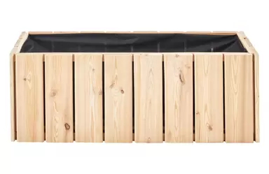 Oferta de Jardinera de madera rectangular balcon 71 x 28 x 28 cm por 77,6€ en Cofac