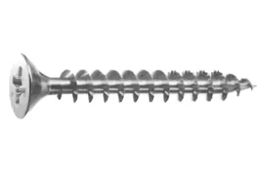 Oferta de Tornillo madera cabeza plana pozi bicromatado caja profesional 2,5 x 12 (17)1000 uds por 20,45€ en Cofac