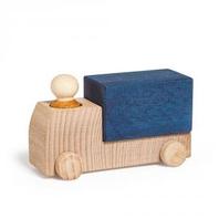 Oferta de Camión madera azul Lubu con figura por 7,98€ en Dideco