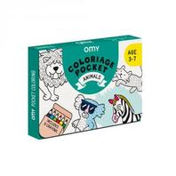 Oferta de Pocket coloring póster colorear animales por 5,25€ en Dideco