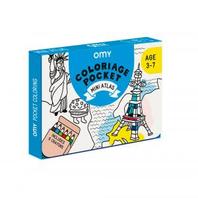 Oferta de Pocket coloring póster colorear mini atlas por 5,25€ en Dideco