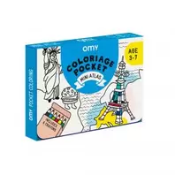 Oferta de Pocket coloring póster colorear mini atlas por 5,25€ en Dideco