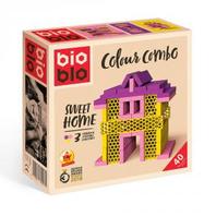 Oferta de Construcción Bioblo colour combo Sweet Home 40pzas por 11€ en Dideco