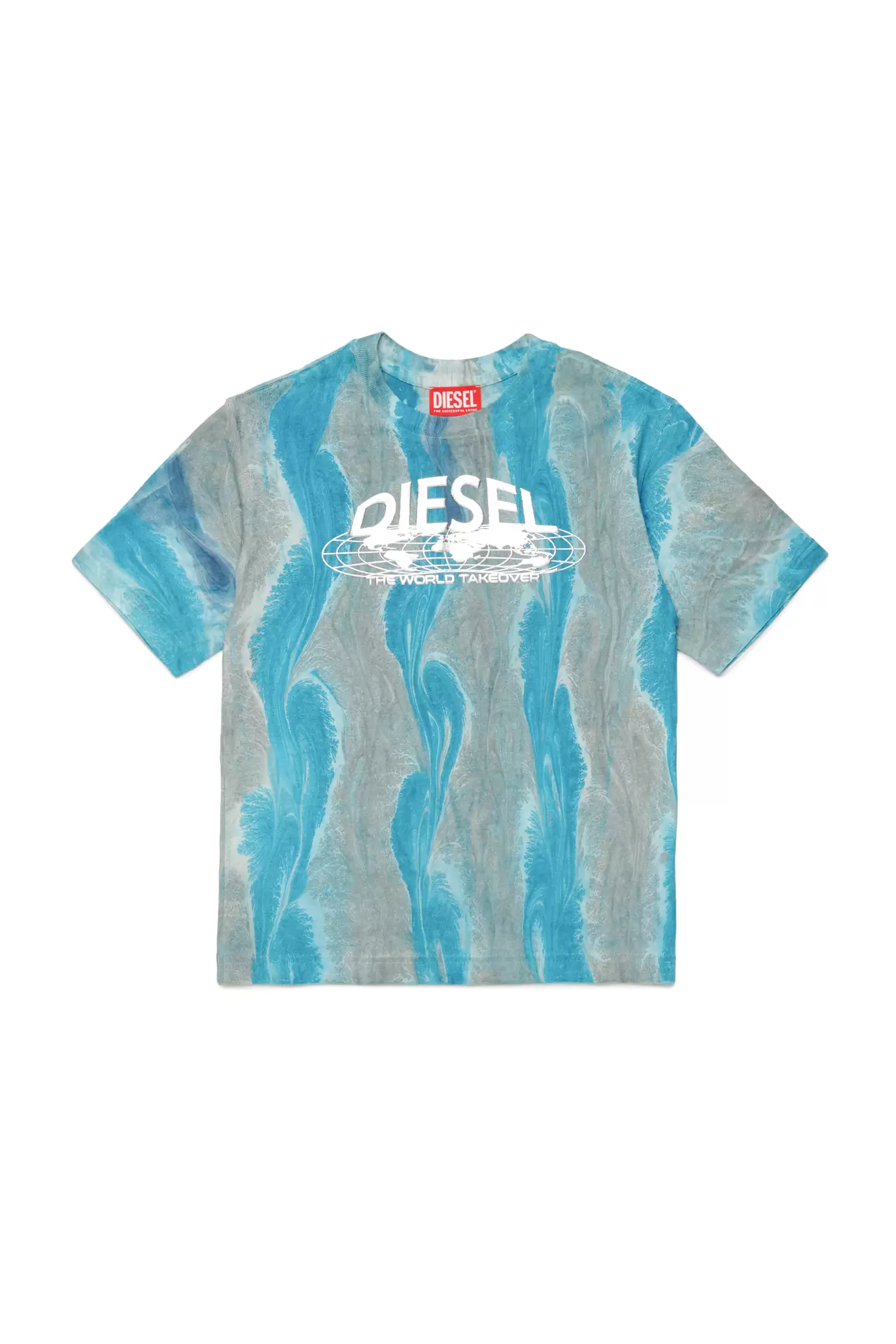 Oferta de Camiseta con patrón ondulado por 90€ en Diesel