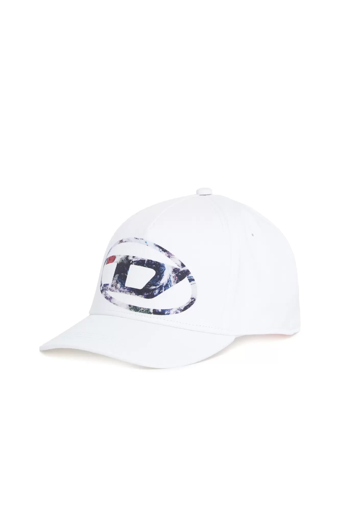 Oferta de Gorra de béisbol con logotipo Oval D con estampado de la Tierra por 60€ en Diesel