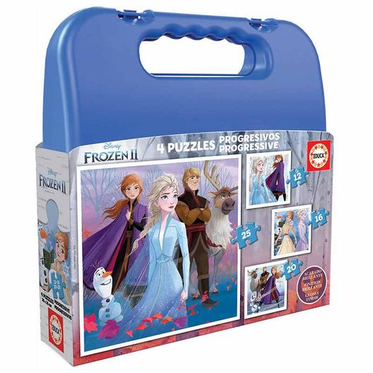 Oferta de Educa puzzle maleta progresivo Frozen II por 7,77€ en Centroxogo