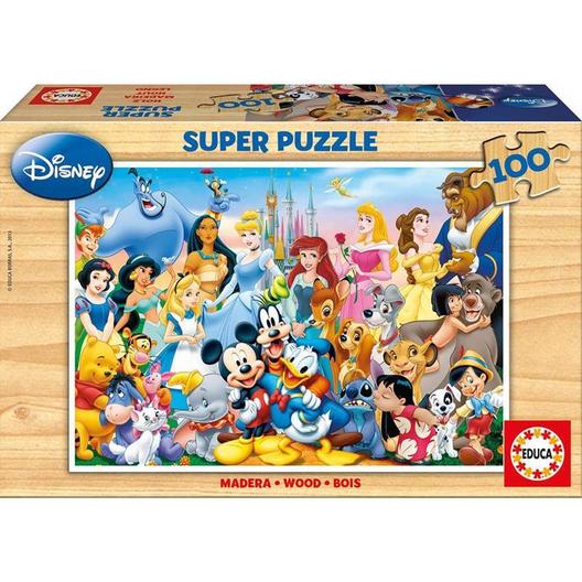 Oferta de Educa puzzle 100 el maravilloso mundo de Disney por 7,17€ en Centroxogo