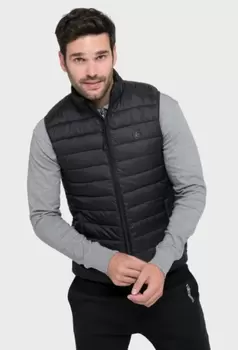 Oferta de Chaleco acolchado clásico color negro por 55,93€ en Valecuatro