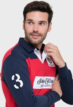 Oferta de Rugby modelo Polo team rojo y azul marino por 52,43€ en Valecuatro