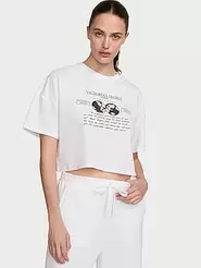 Oferta de Camiseta corta de algodón por 12,5€ en Victoria's Secret