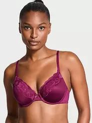 Oferta de Sujetador de cobertura completa con forro ligero y ribete de encaje por 43,99€ en Victoria's Secret