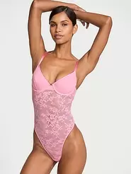Oferta de Body media copa de encaje Tease por 27,99€ en Victoria's Secret