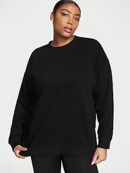 Oferta de Jersey con cuello alto de polar de algodón por 21,99€ en Victoria's Secret