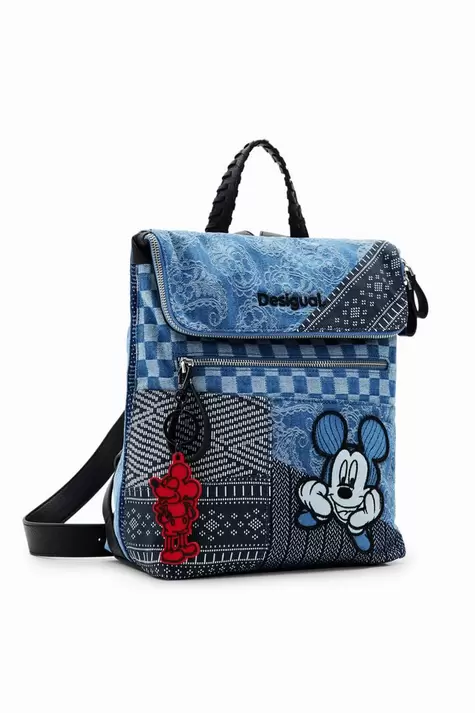 Oferta de Special Prices Mochila mediana denim Mickey Mouse por 69,96€ en Desigual