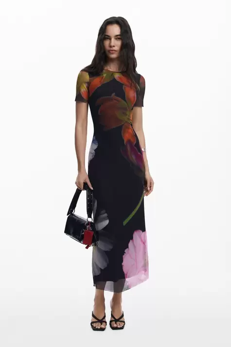 Oferta de Vestido tul flor por 89,95€ en Desigual