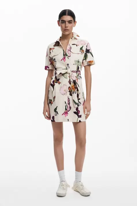 Oferta de Vestido camisero Utility por 99,95€ en Desigual