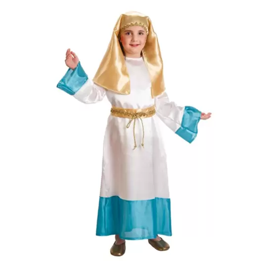 Oferta de Disfraz Virgen María Infantil por 17,95€ en Disfraces Merlín