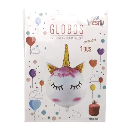 Oferta de Globo Foil Unicornio 60x90cm por 2,2€ en Disfraces Merlín