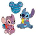 Oferta de Set pins lanzamiento limitado macaron Stitch Attacks Snacks (3 de 12) por 30€ en Disney