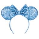 Oferta de Loungefly, diadema orejas Minnie Mouse para adultos, Blue Hydrangea Colour Story por 30€ en Disney