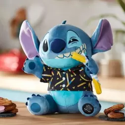 Oferta de Peluche mediano lanzamiento limitado Stitch churro, Stitch Attacks Snacks (10 de 12) por 34€ en Disney