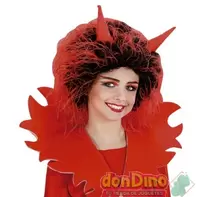 Oferta de Peluca diablesa infantil por 1,95€ en Don Dino