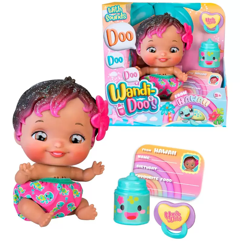 Oferta de Wandi Doo Muñeca Bebé Hawaii por 24,99€ en DRIM