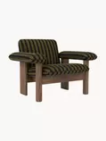 Oferta de Sillón de terciopelo y madera de nogal Brasilia por 3299€ en Westwing