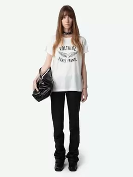 Oferta de Camiseta Walk Voltaire Wings por 85€ en Zadig & Voltaire