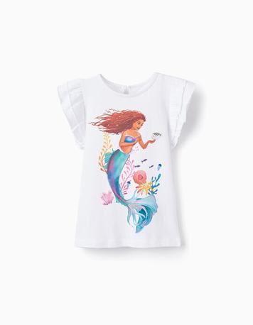 Oferta de Camiseta sin Mangas de Algodón para Niña 'Ariel', Blanco por 12,99€ en Zippy