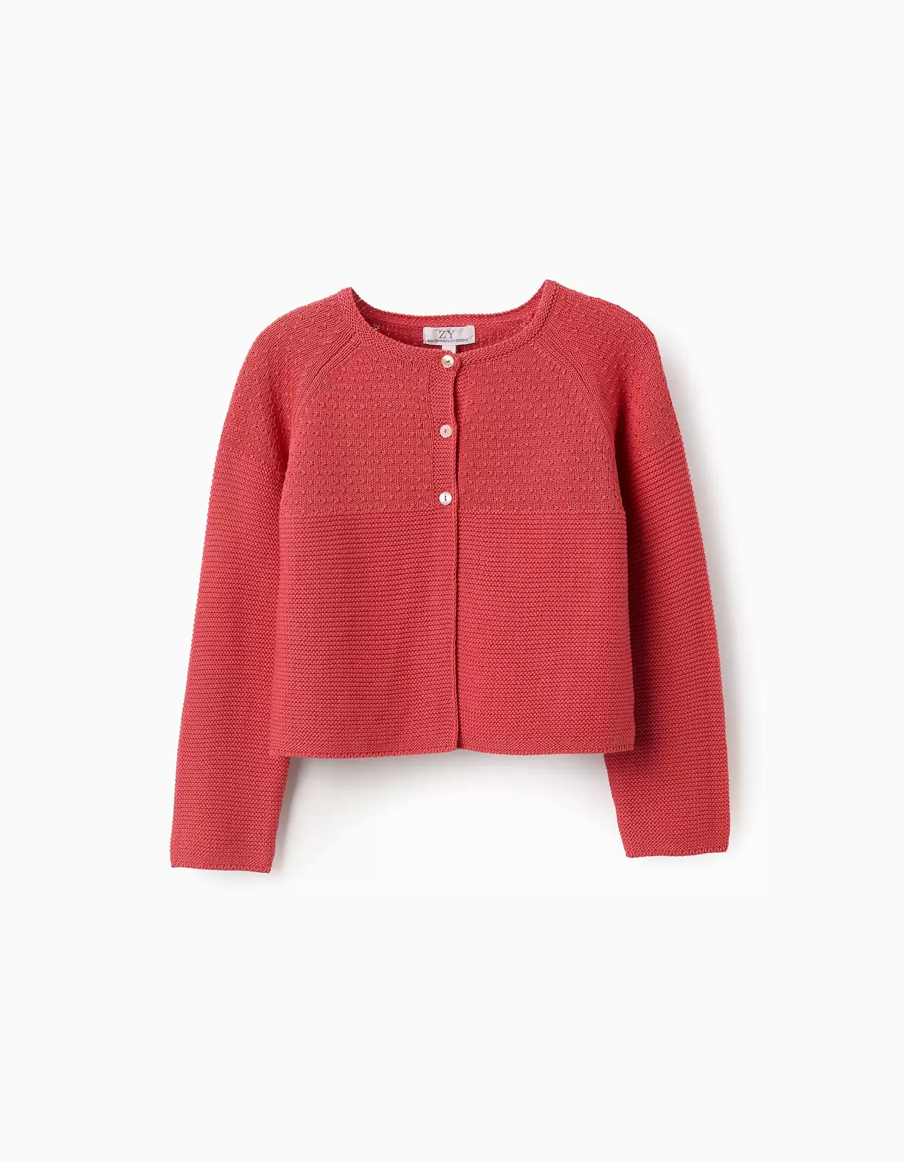 Oferta de Cotton Cardigan for Girls 'You&Me', Red por 17,99€ en Zippy