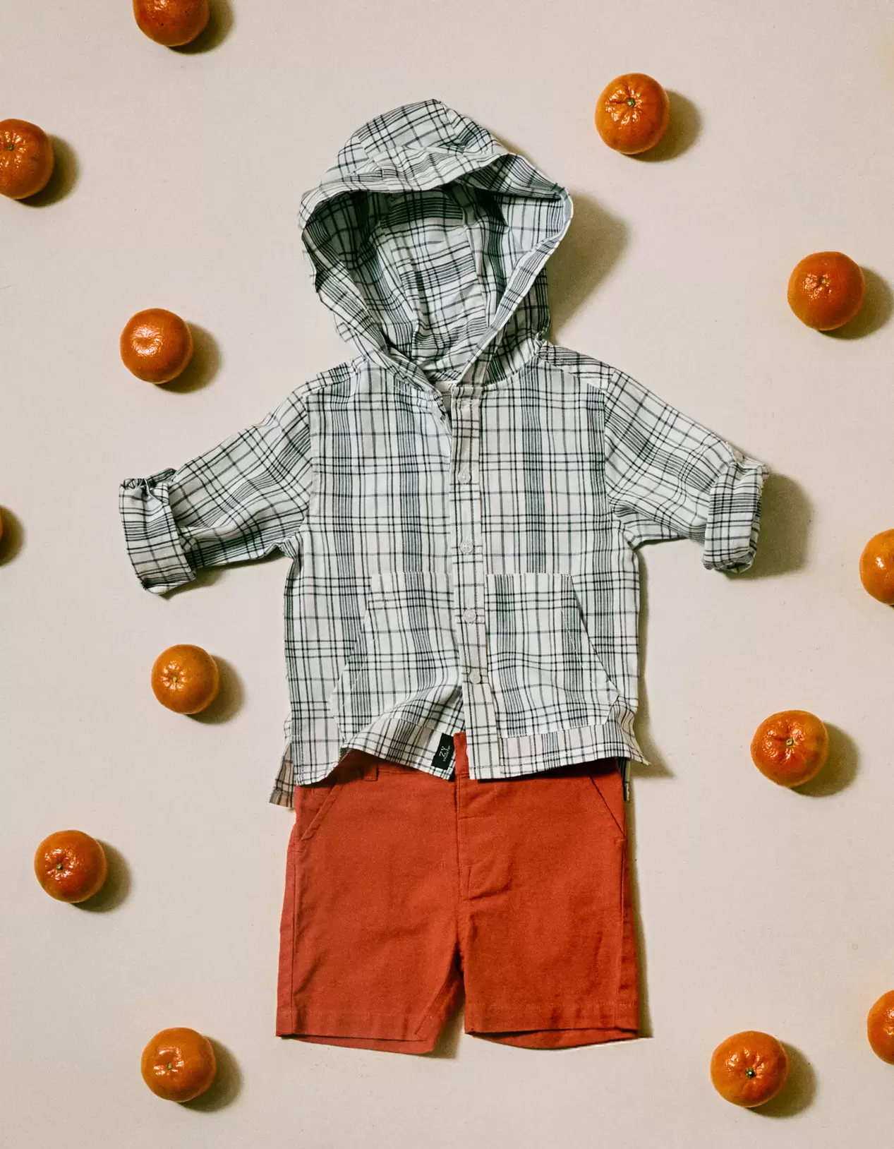 Oferta de Checkered Hooded Shirt for Baby Boys 'You & Me', White/Blue por 19,99€ en Zippy