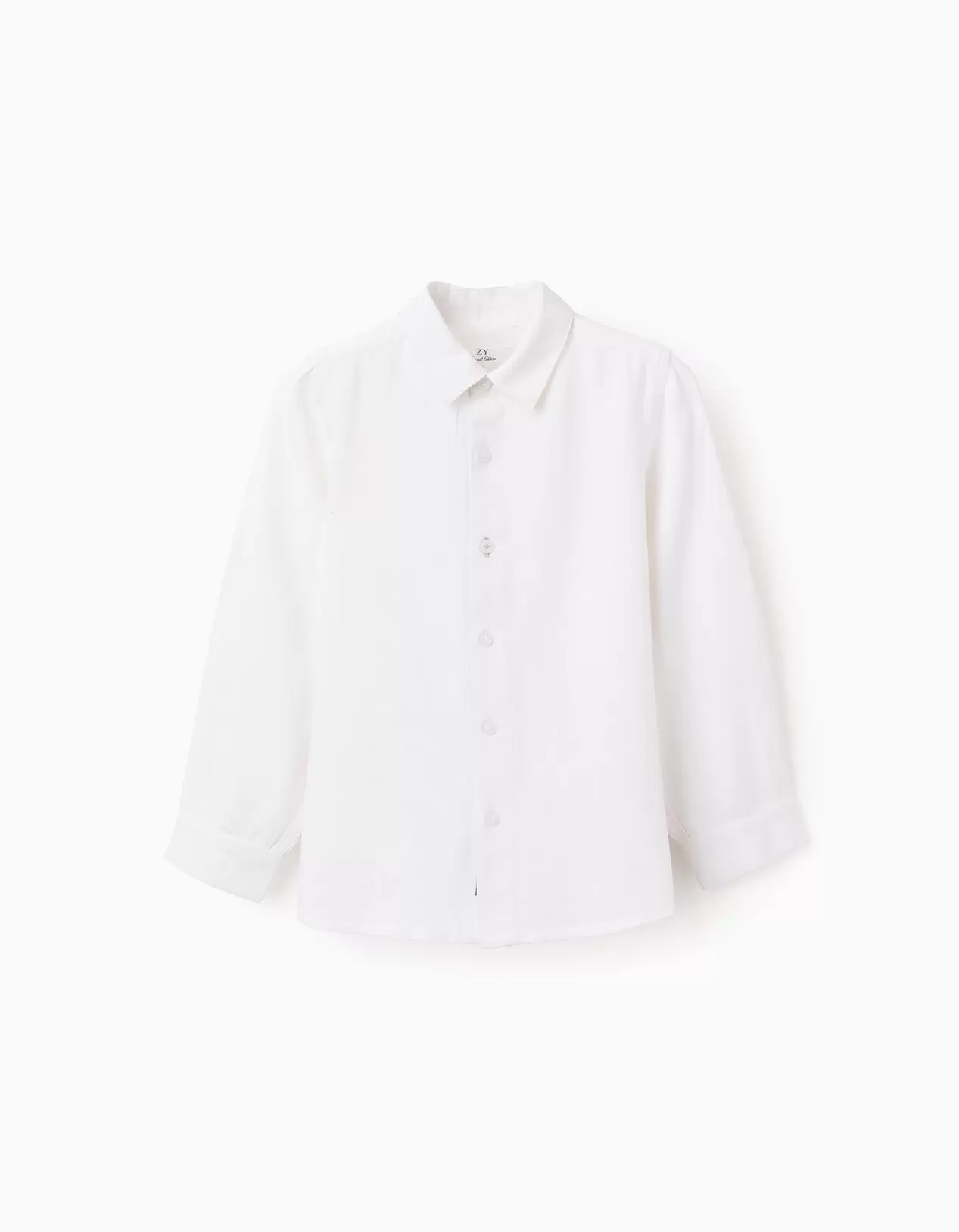 Oferta de Viscose, Cotton and Linen Shirt for Boys, White por 17,99€ en Zippy