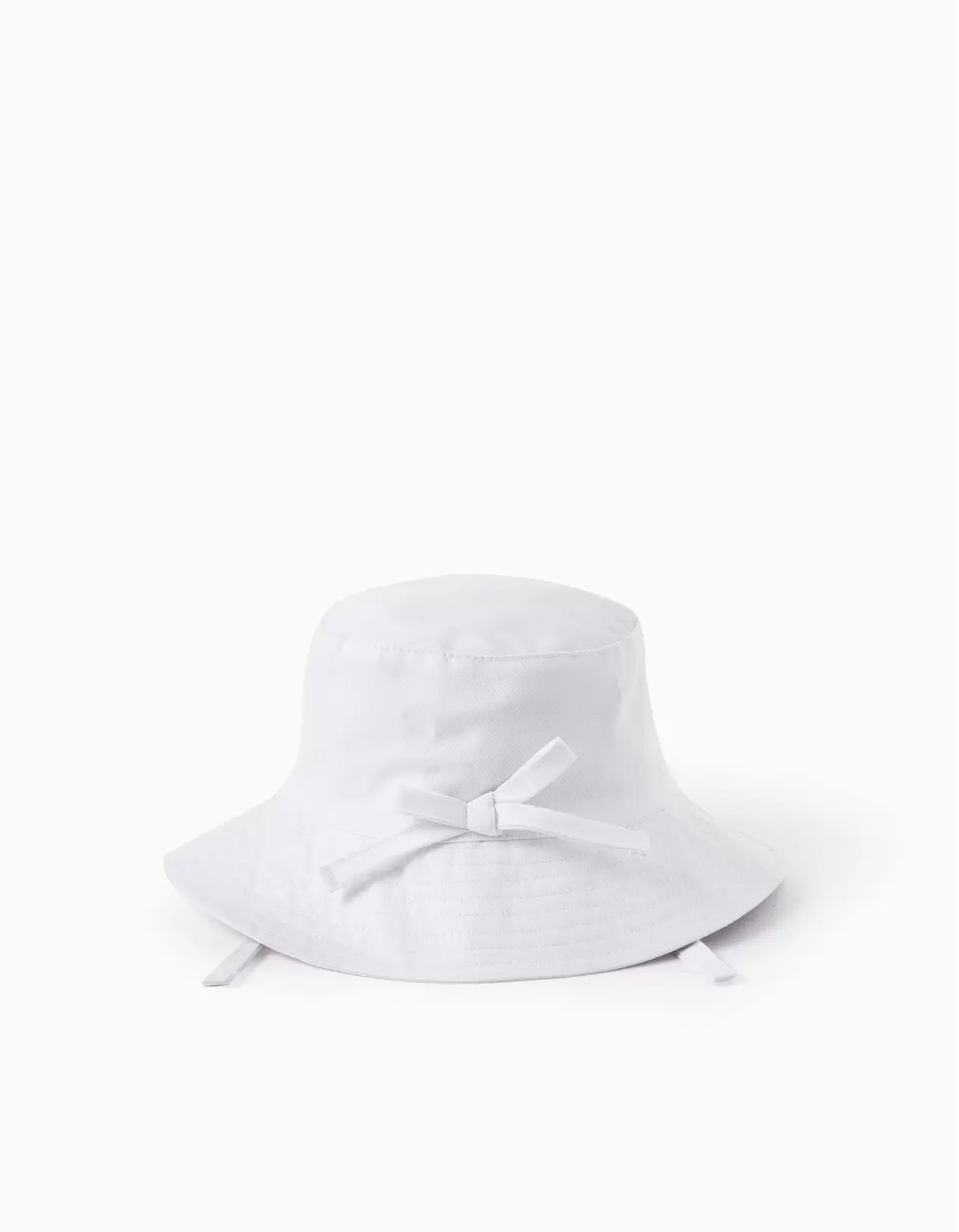 Oferta de Hat in Twill with Bow for Baby and Girl, White por 7,99€ en Zippy